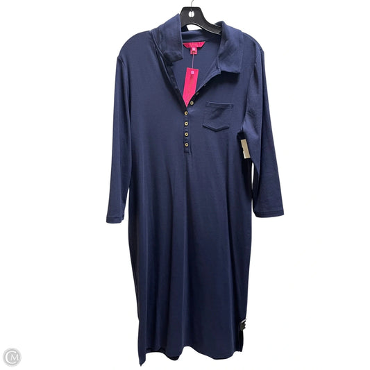 Dress Designer By Lilly Pulitzer In Navy, Size: Xl