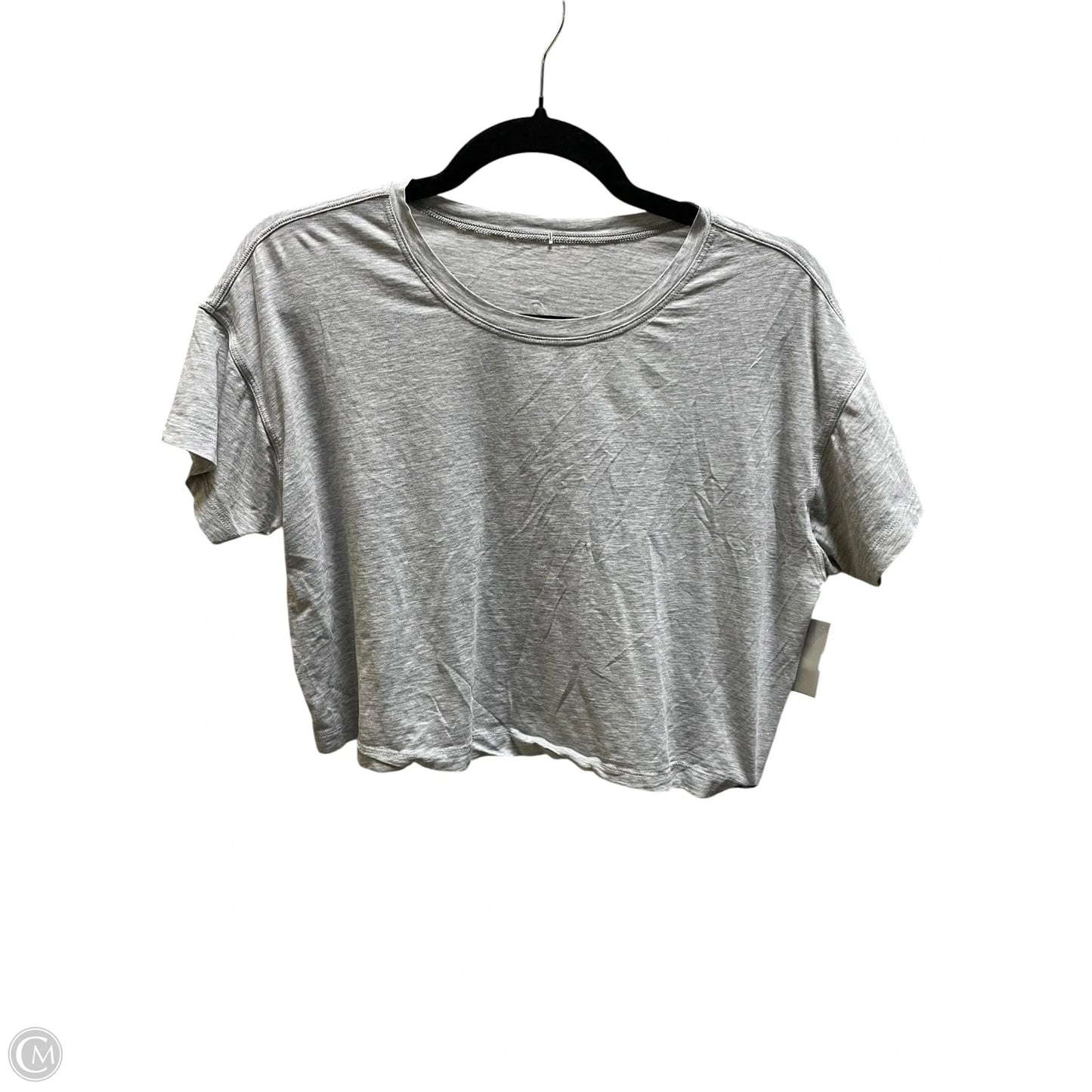 Athletic Top Short Sleeve By Clothes Mentor In Grey, Size: S