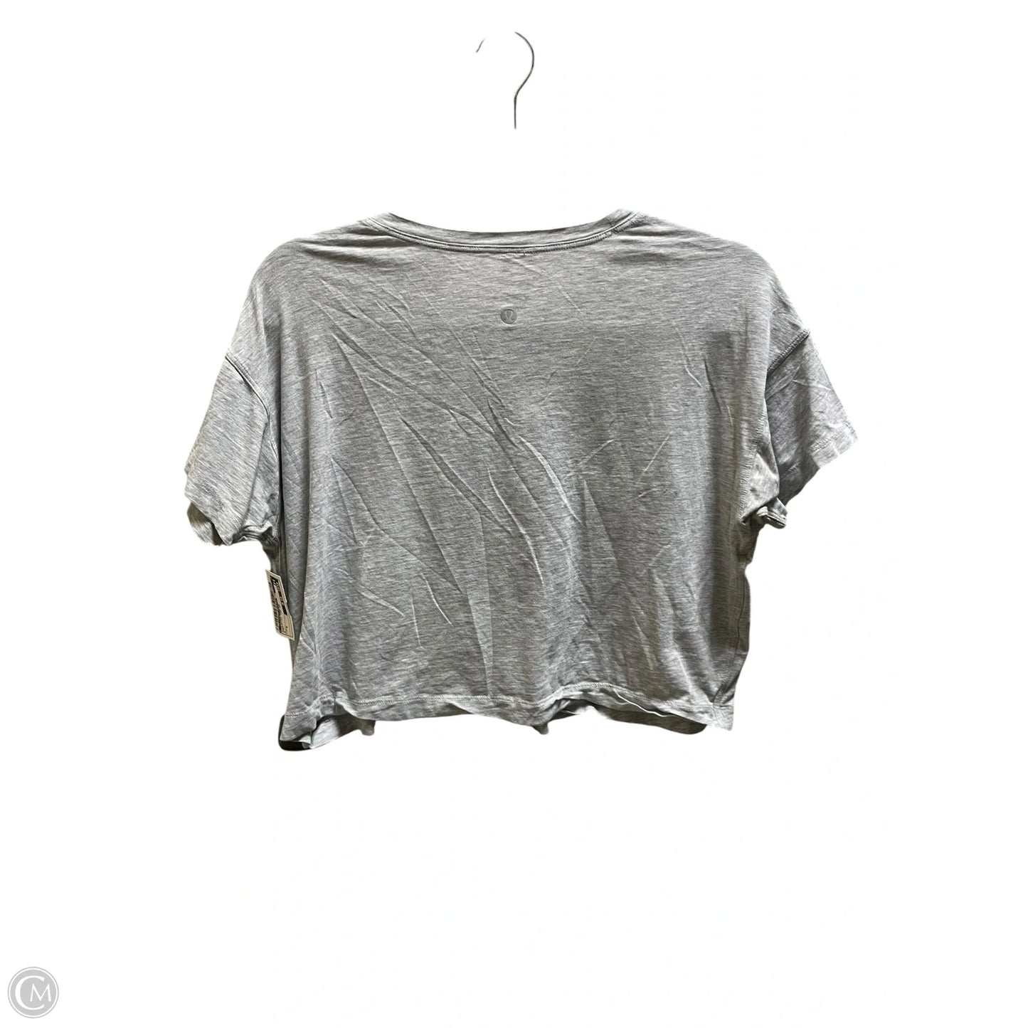 Athletic Top Short Sleeve By Clothes Mentor In Grey, Size: S