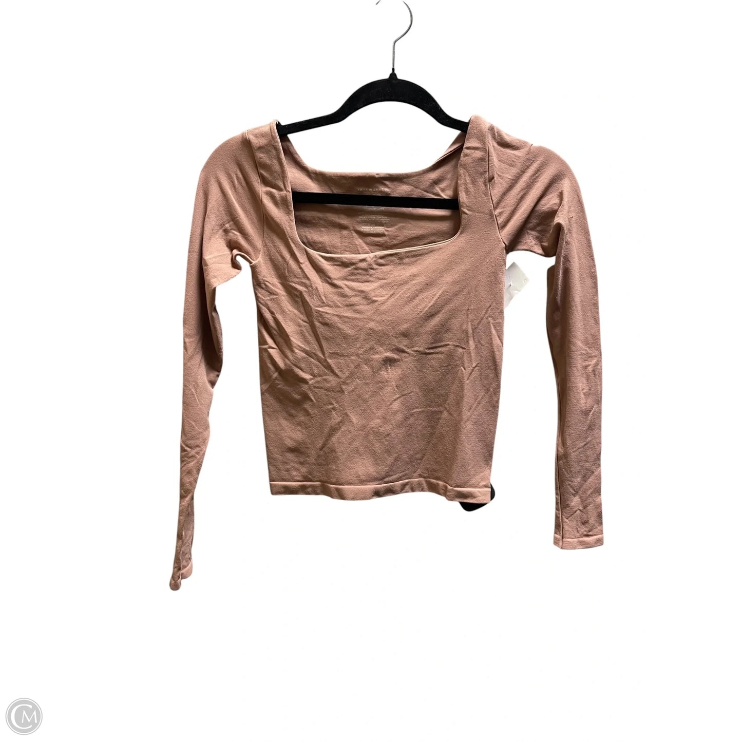 Top Long Sleeve By Free People In Pink, Size: Xs