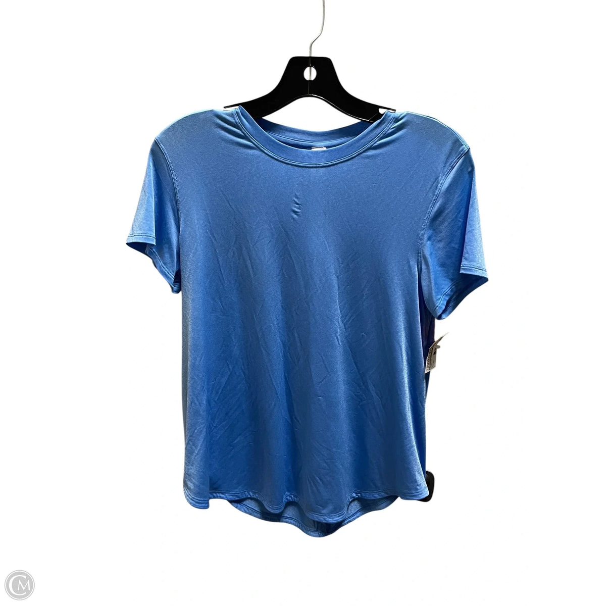 Athletic Top Short Sleeve By Lululemon In Blue, Size: Xs