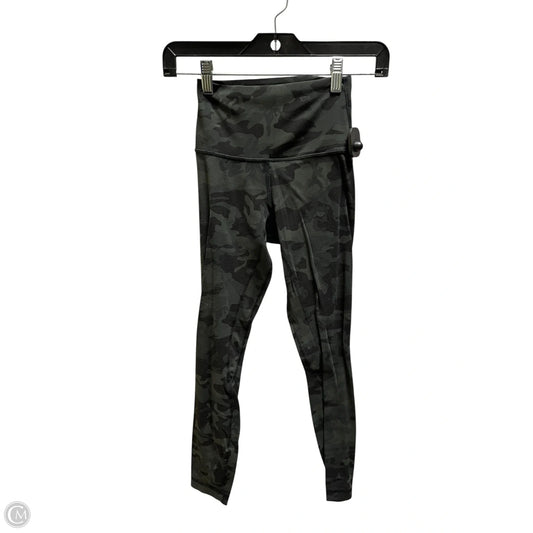 Athletic Leggings By Lululemon In Camouflage Print, Size: 2