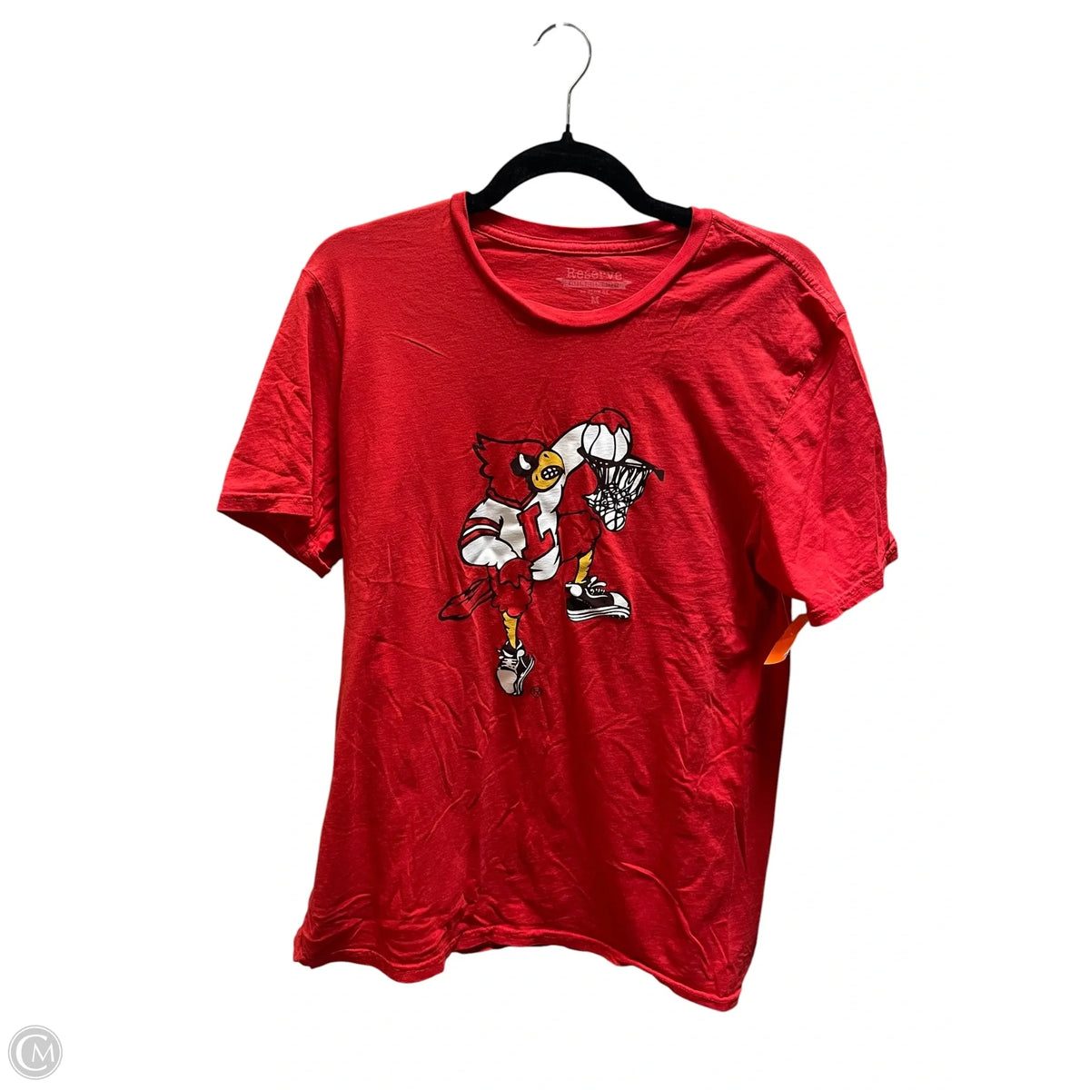 Top Short Sleeve By Clothes Mentor In Red, Size: M